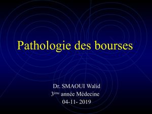 Pathologie Bourse2019