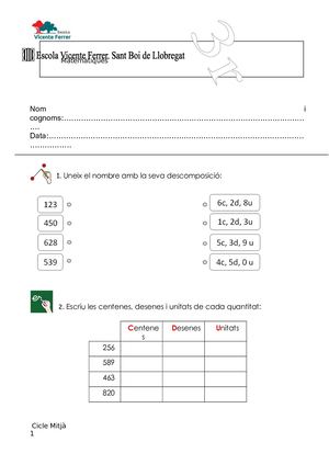 Descompondre Fins Les Centenes