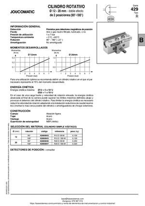 ACTUADOR ROTATIVO JOUCOMATIC SERIE 429