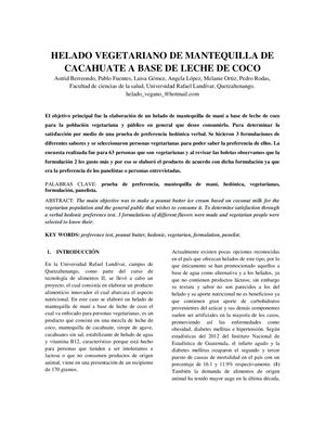 Articulo De Helado Vegano