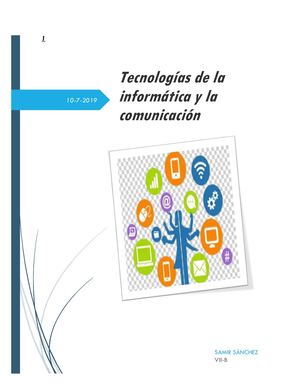 Tecnologías De La Informática Y La Comunicación