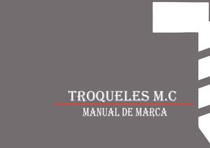 Manual De Marca Troqueles