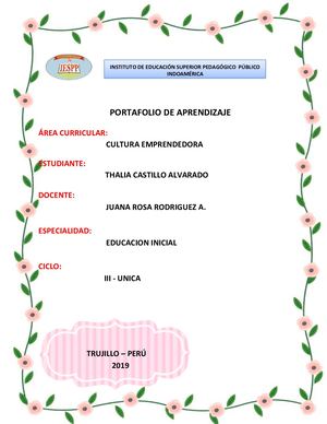 Thalia Castillo Portafolio