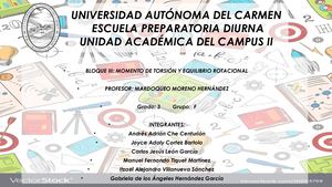 Momento De Torsion Y Equilibrio Rotacional