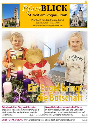Pfarrblick Dezember 2019 - Jänner 2020