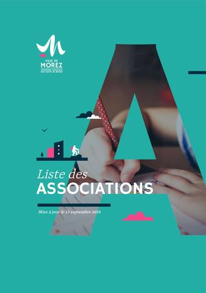 Liste des Associations - Ville des Hauts de Bienne - 2020