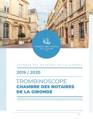 CDN33 - Trombinoscope Chambre 2019-2020
