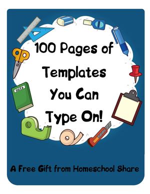 лэпбук Lapbook Templates Type It In