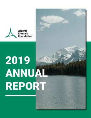 Alberta Emerald Foundation 2018–19 Annual Report