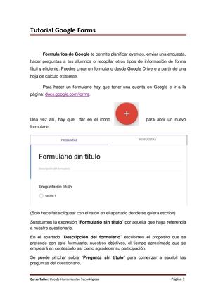 Tutorial Google Froms