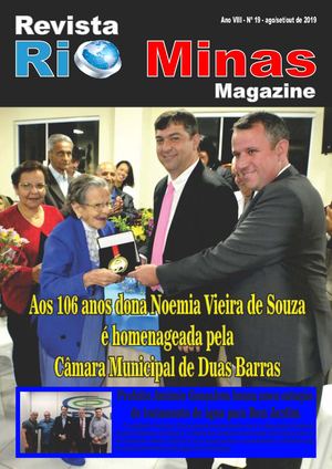 Aos 106 anos dona Noemia Vieira de Souza  é homenageada pela  Câmara Municipal de Duas Barras.