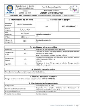 Lactosa Monohidratada