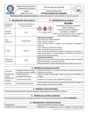 Tetracloruro De Carbono