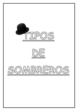 Tipos De Sombreros