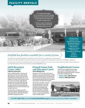 Facility Rentals P38