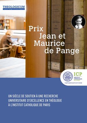 ICP - Prix Jean et Maurice de Pange