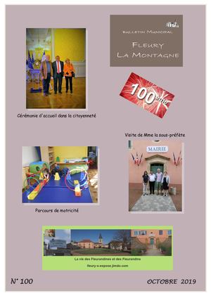 Bulletin 100 octobre 2019