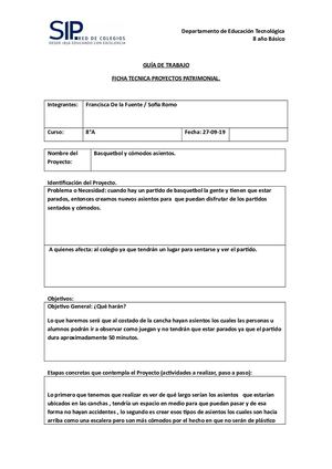 Ficha Tecnica