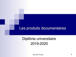 03 Veille Produits Doc Du 2019 2020
