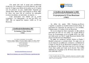AMFAR A15 402 Un projet pour le 53 rue Boucicaut (1962)