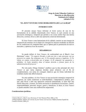 Ensayo Joint Venture Vf