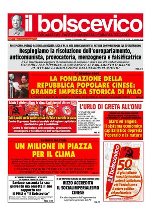 Il Bolscevico - 10 octobre 2019