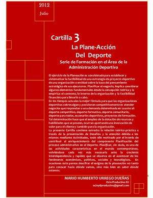 PLANEACION DEL DEPORTE - CARTILLA 3 - ADM. DEPORTIVA
