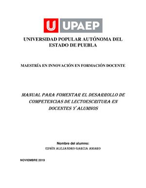 Manual Estrategias De Lectoescritura