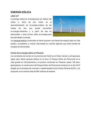 Formas De Produccion De Energia