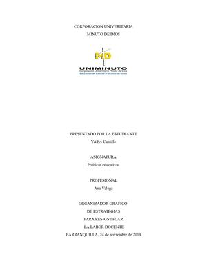 Mapa Mental Politicas Educativas