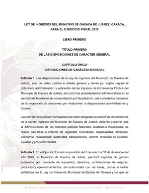 Proyecto Li 2020 Municipio Oaxaca De Juárez 20nov19