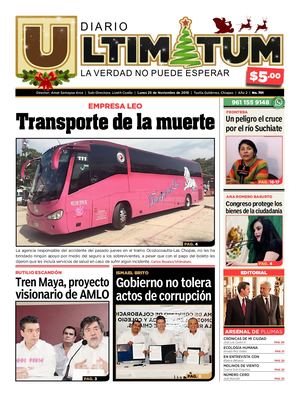 Ultimátum Chiapas, 25 Noviembre 2019