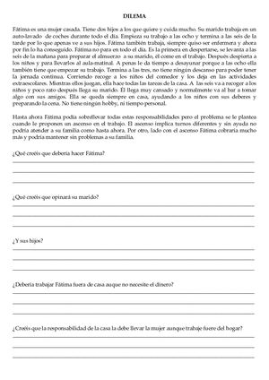 Dilema De Fátima Y Encuesta