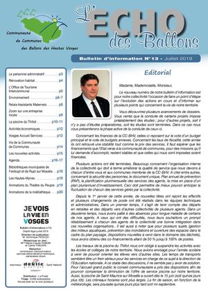 L'écho Des Ballons N°13 Juillet 2019