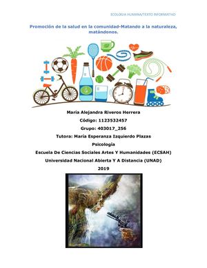 Revista Promoción De La Salud En La Comunidad