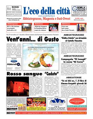 L'eco della città del 26 novembre 2019