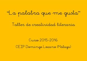 La palabra que me gusta