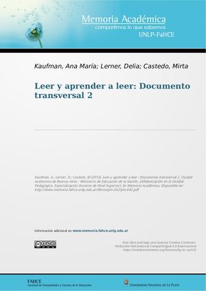 Leer Y Aprender A Leer