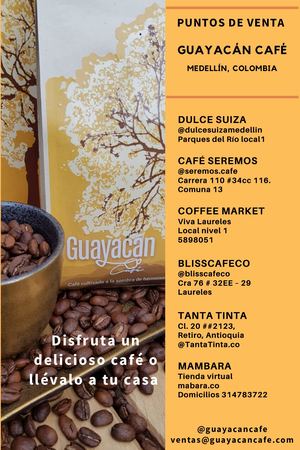 PUNTOS DE VENTA GUAYACAN CAFE MEDELLÍN
