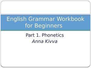 English Grammar Workbook For Beginners New (1)