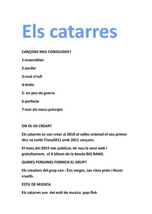 Els Catarres
