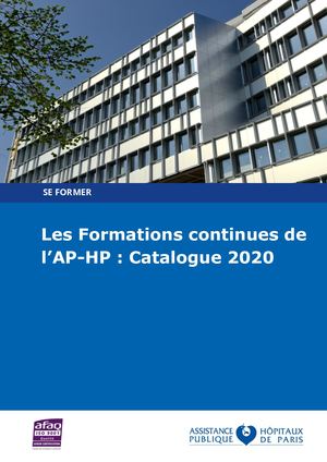Plan de formation continue 2020 de l'AP-HP