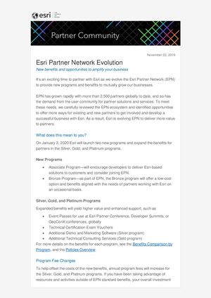 Esri Partner Community