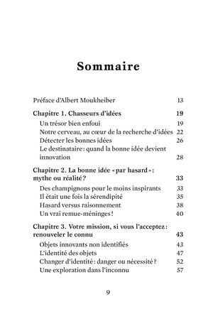 D'où viennent les bonnes idées ?, Juliette BRUN [Sommaire]