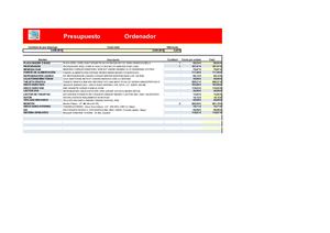 Presupuesto Ordenador