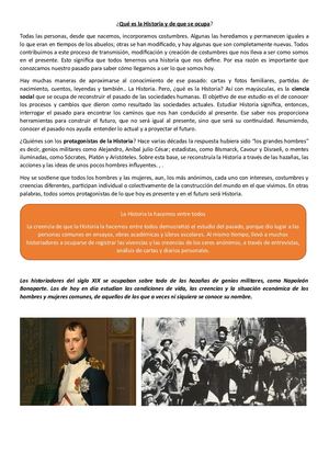 Revista - Importancia de la Historia