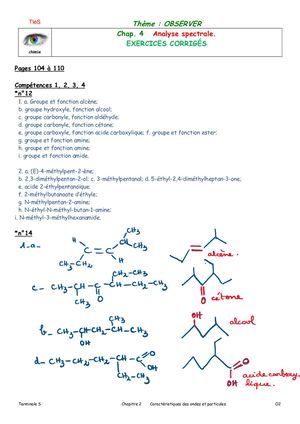 Exos Corrigé O4 complet