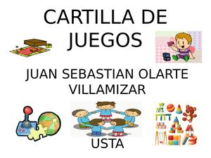 Cartilla De Juegos