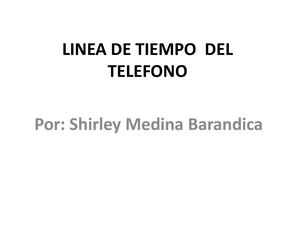 Linea De Tiempo Del Teléfono