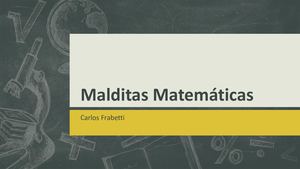 Resumen Malditas Matemáticas Dayana Garcia